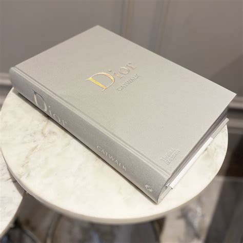 white dior coffee table book|Dior catwalk book.